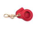 Cherloi Saffiano Leather AirTag Key Ring